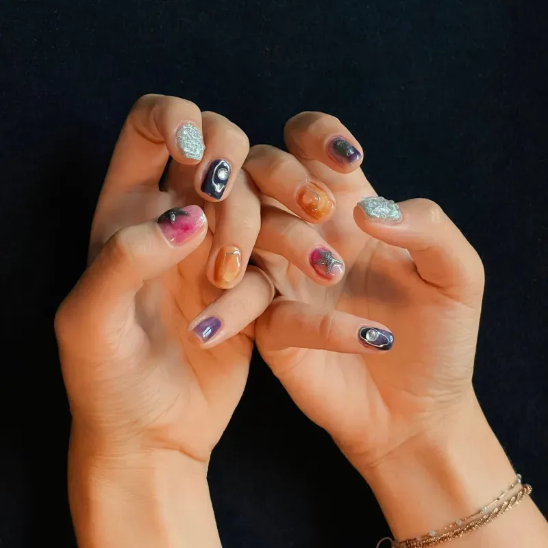 design or extension nails example #7